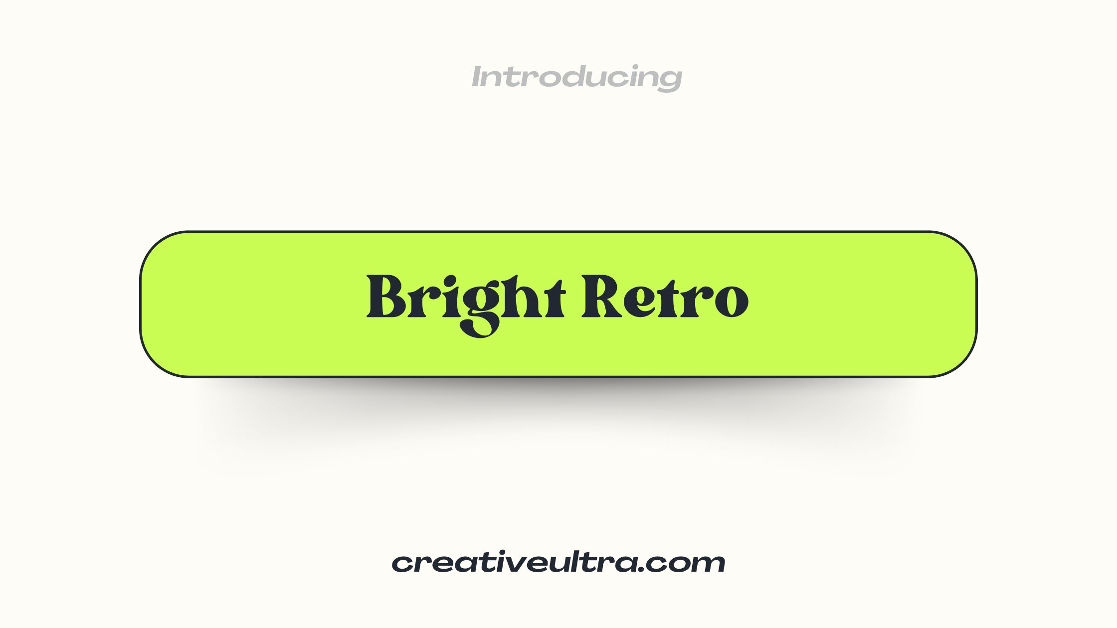 Bright Retro Font