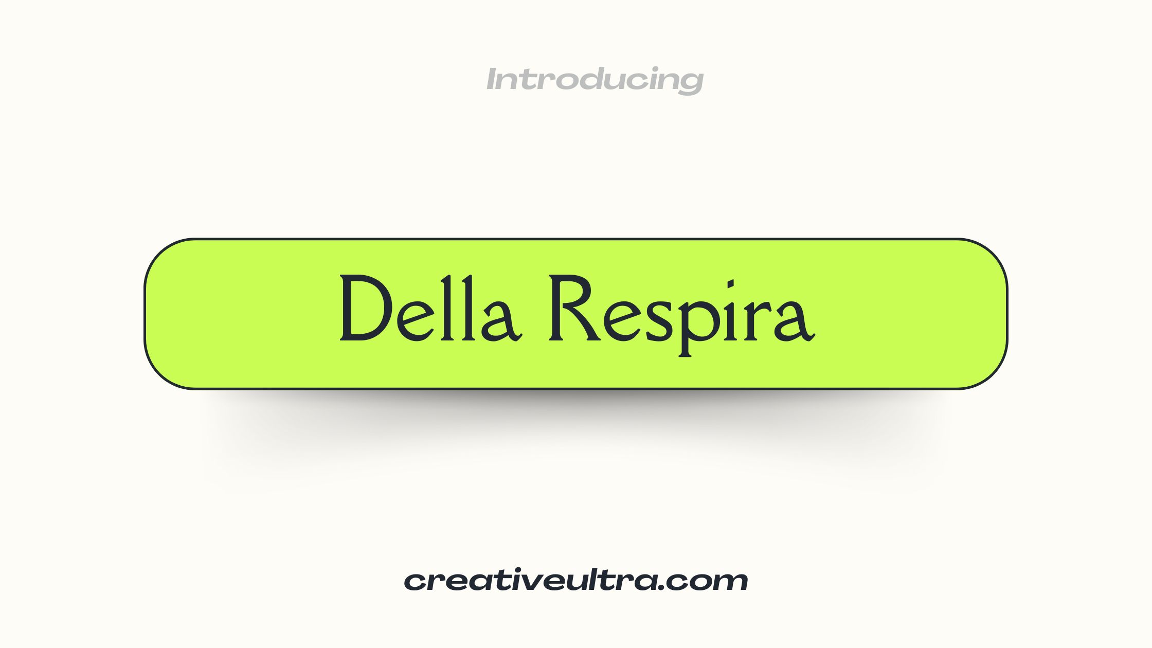 Della Respira Font