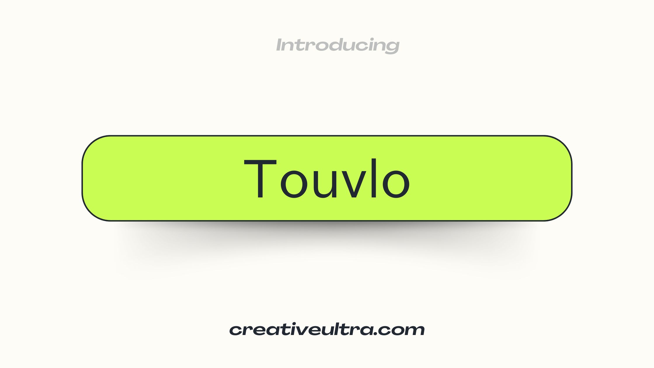 Touvlo Font