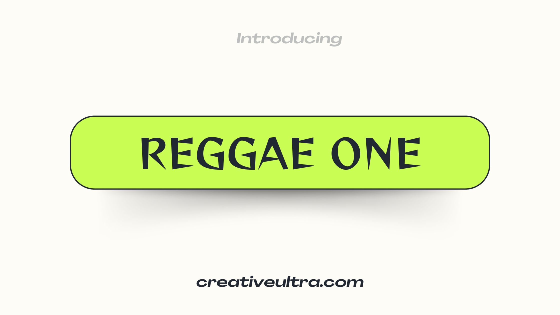 Reggae One Font