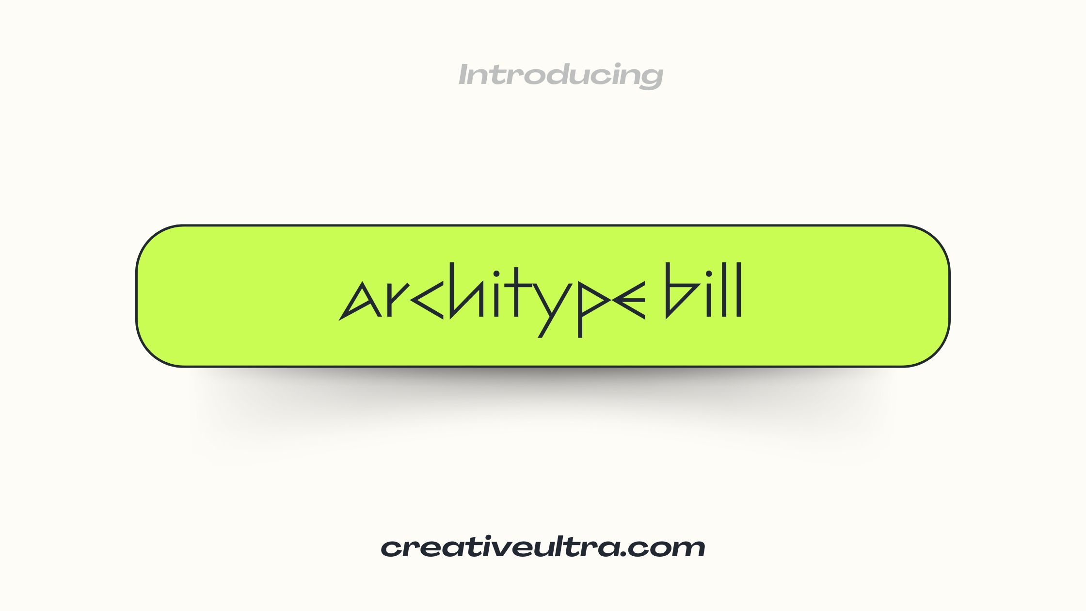Architype Bill Font