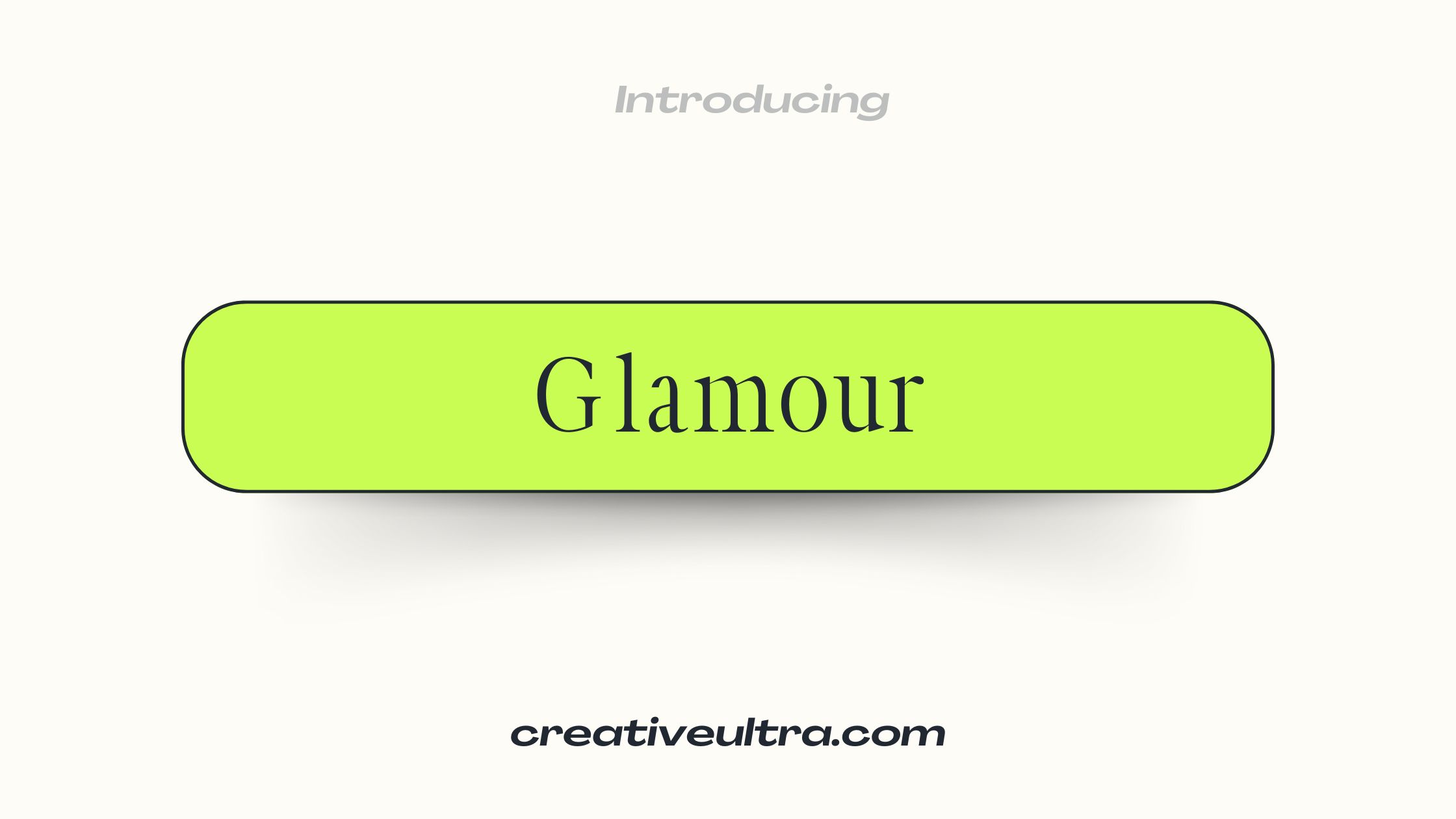 Glamour Font