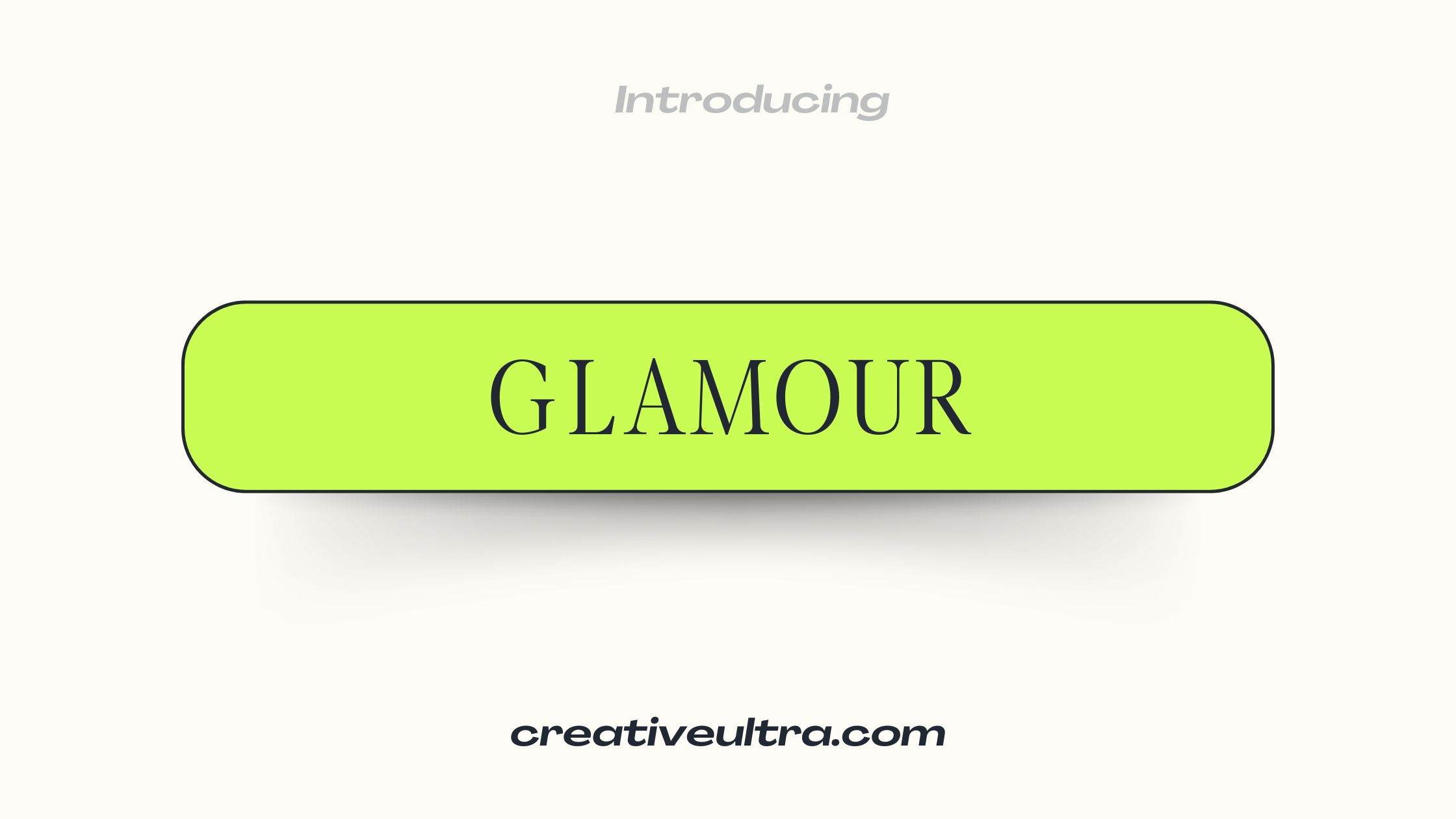 Glamour Font