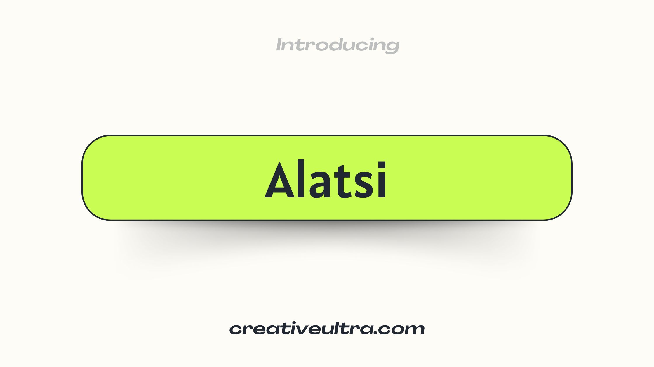 Alatsi Font