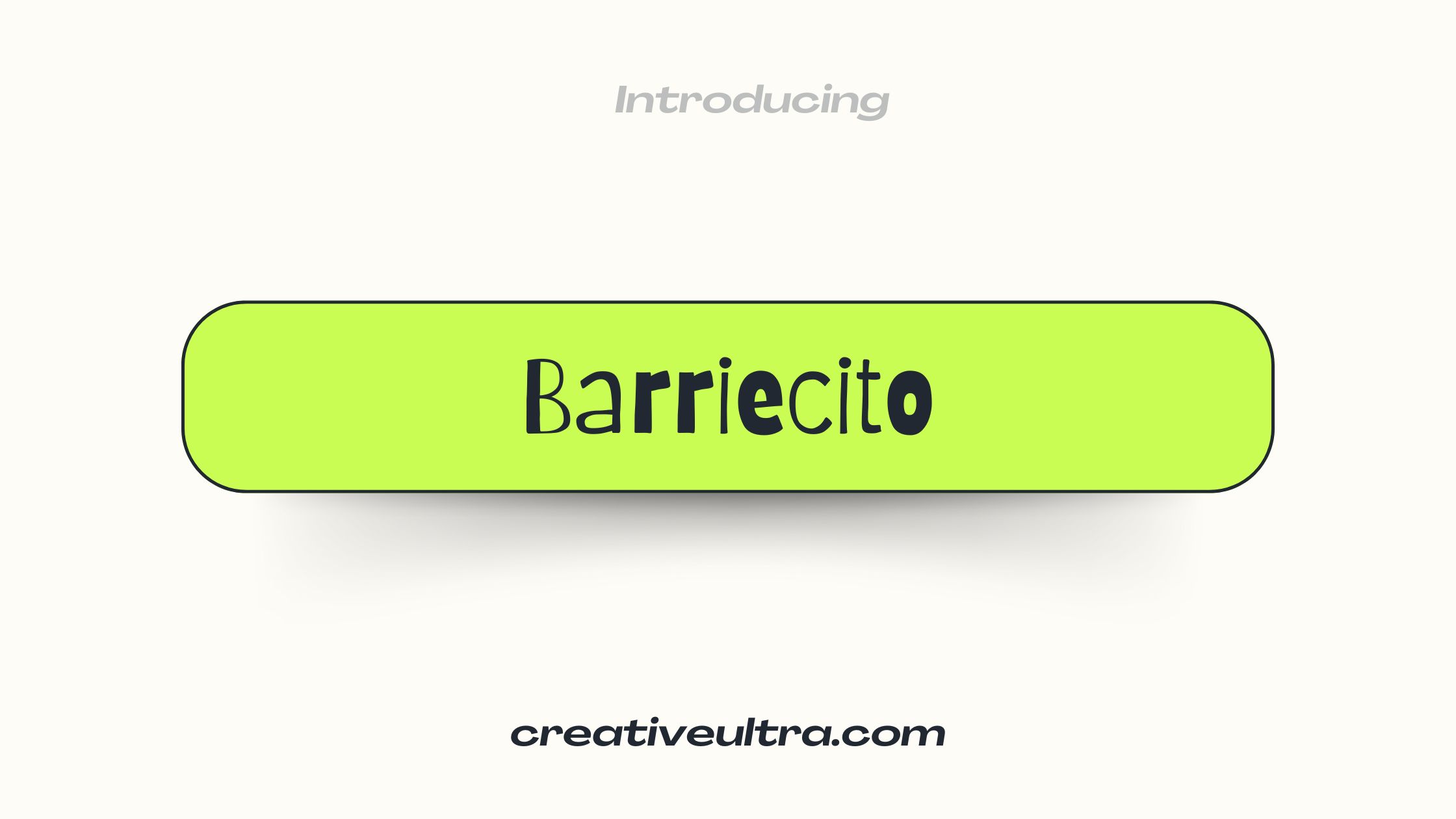 Barriecito Font