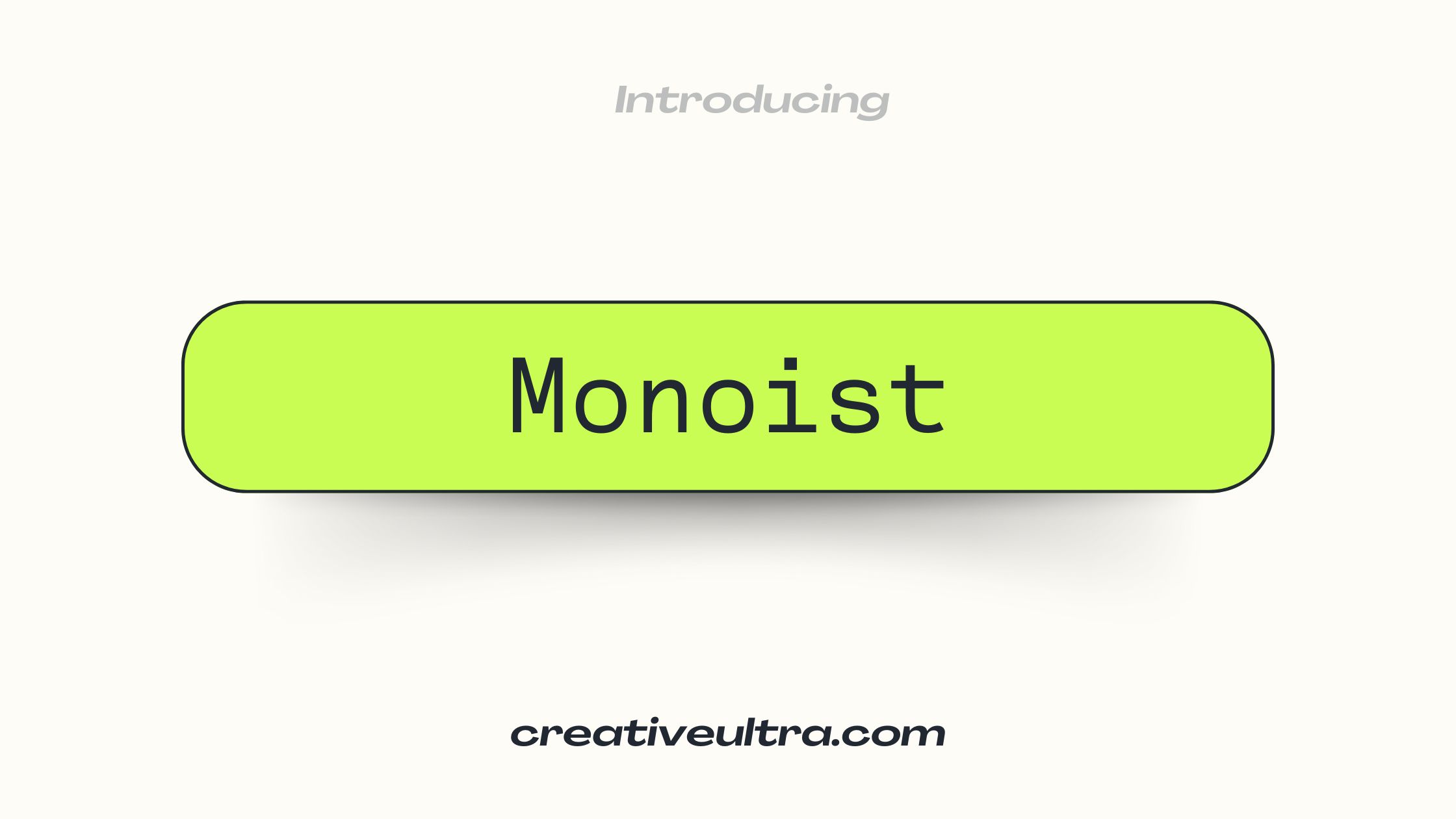 Monoist Font