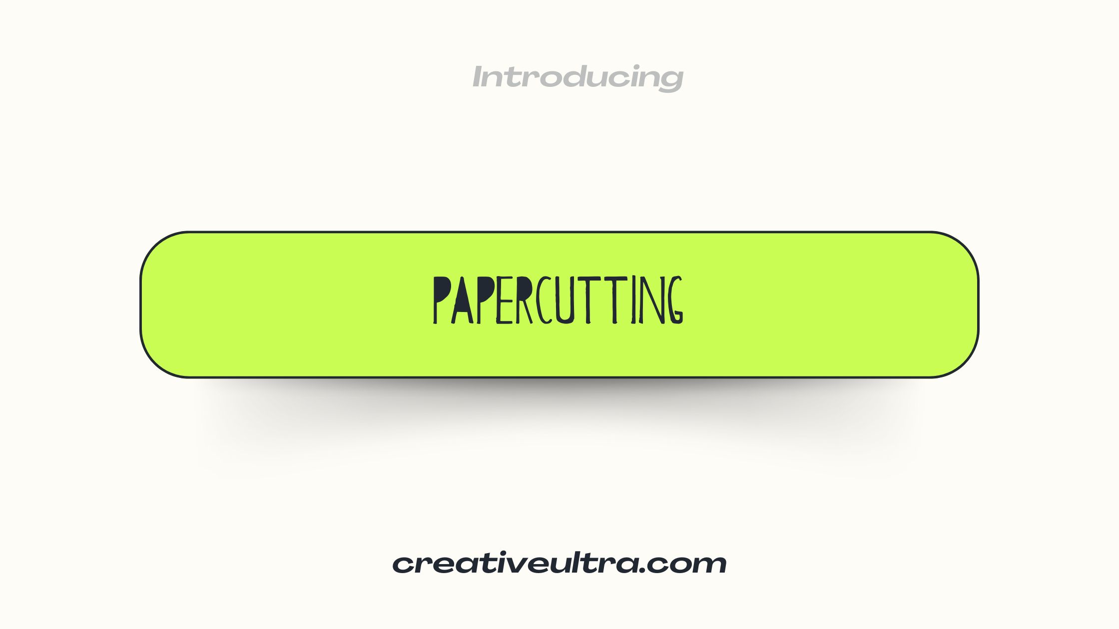 Papercutting Font
