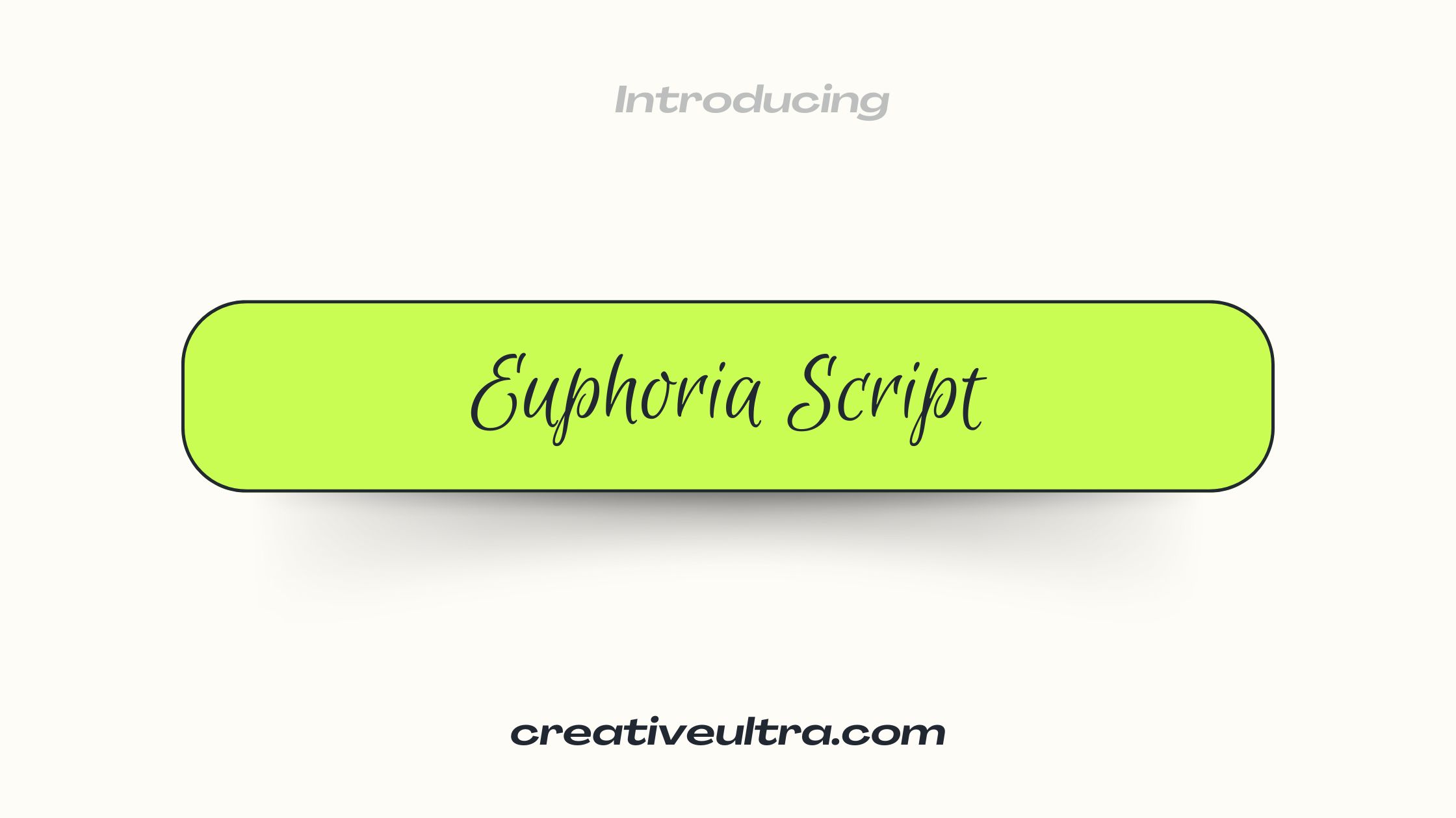 Euphoria Script Font
