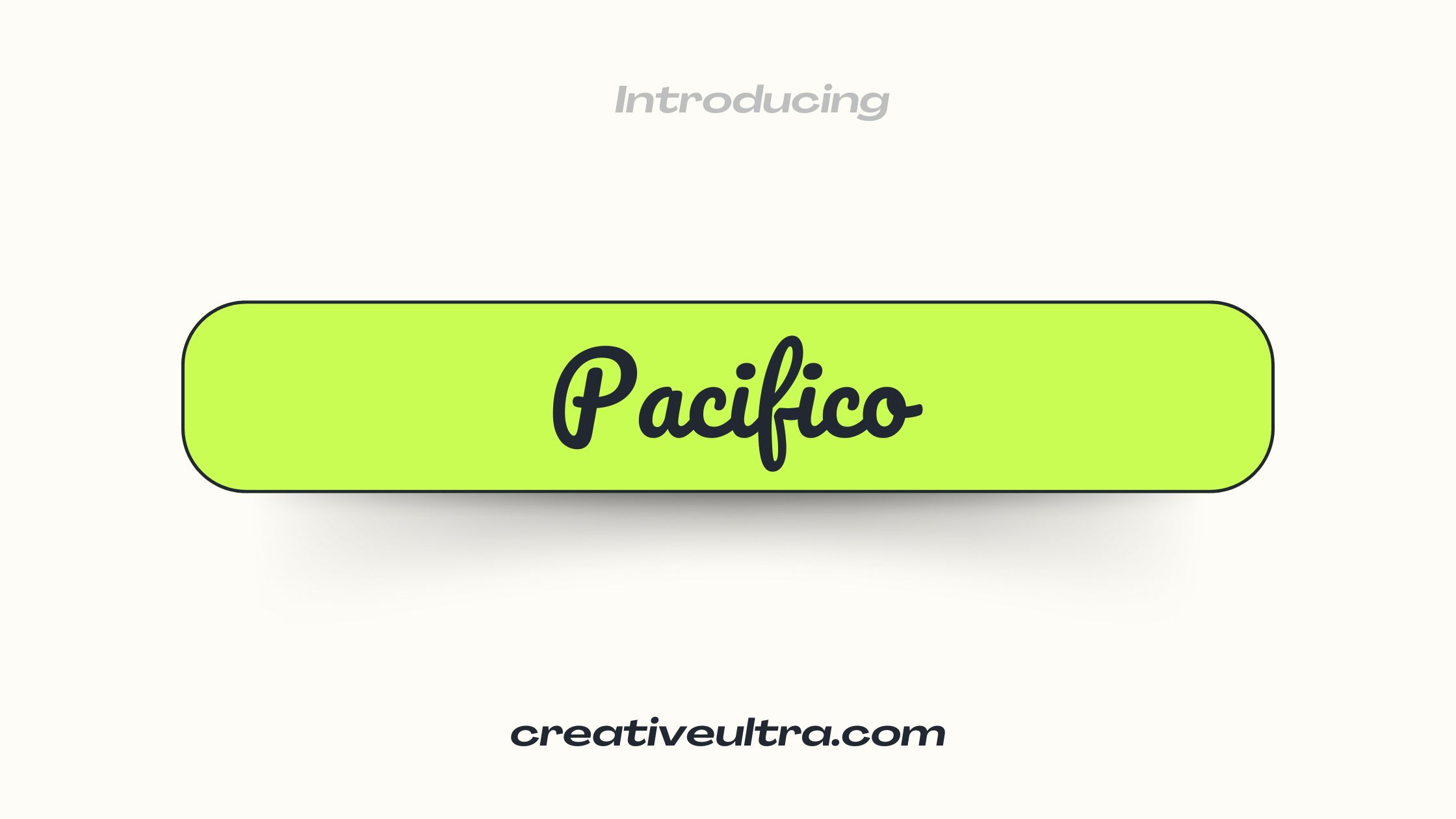 Pacifico Font