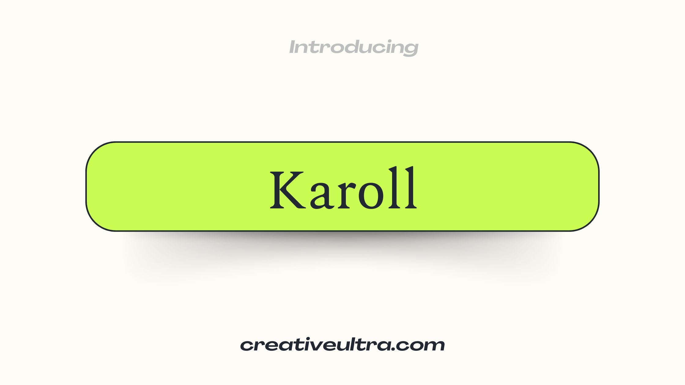 Karoll Font
