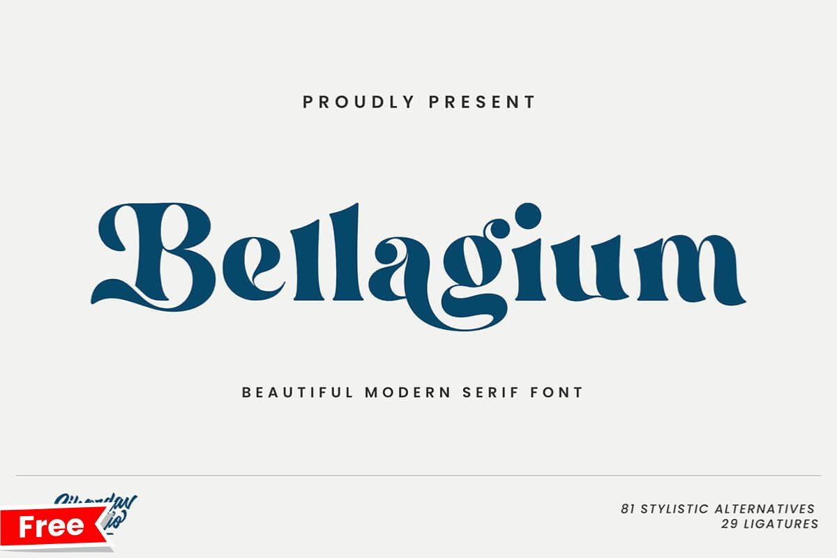 Bellagium Serif Font