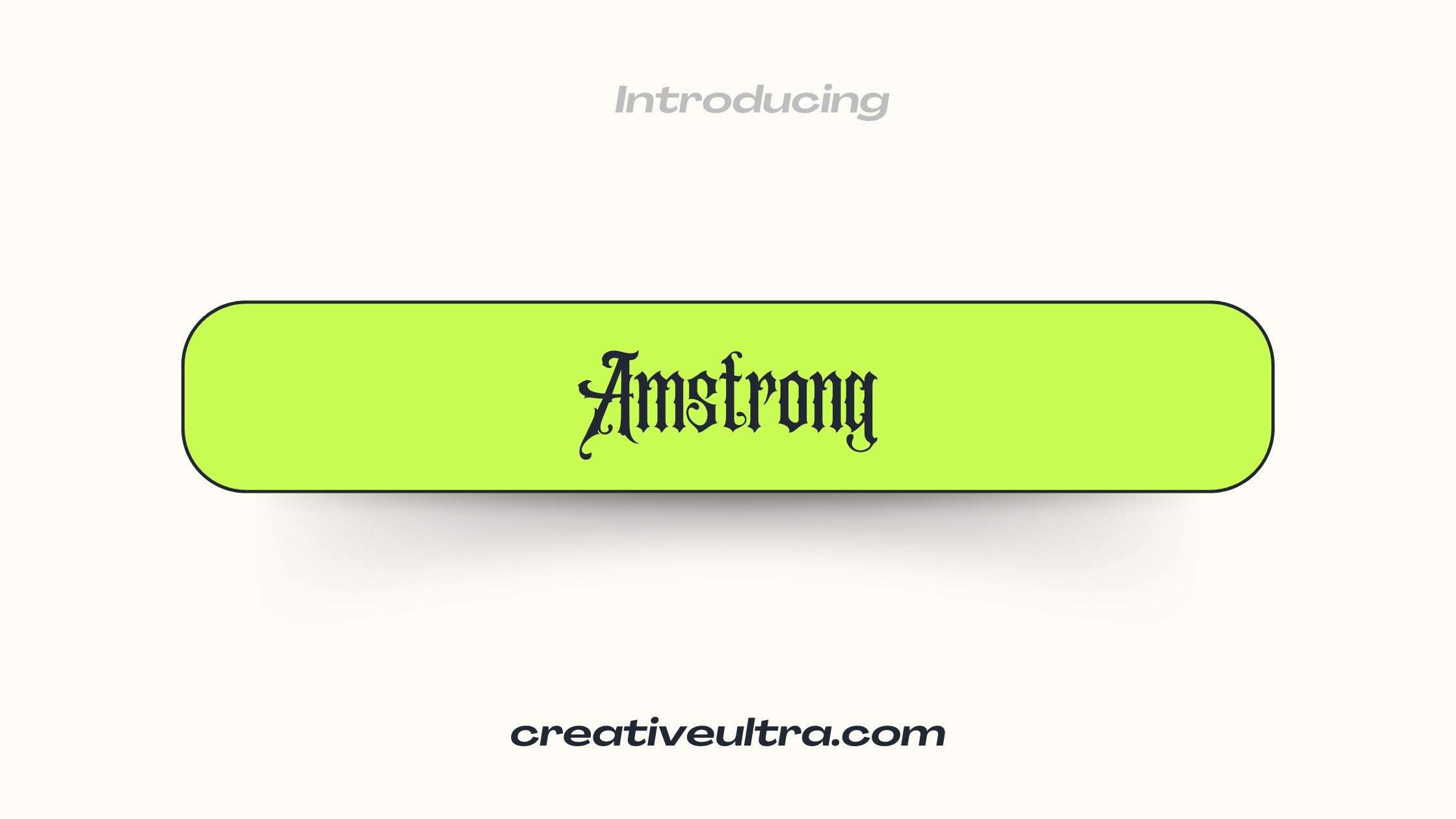 Amstrong Font