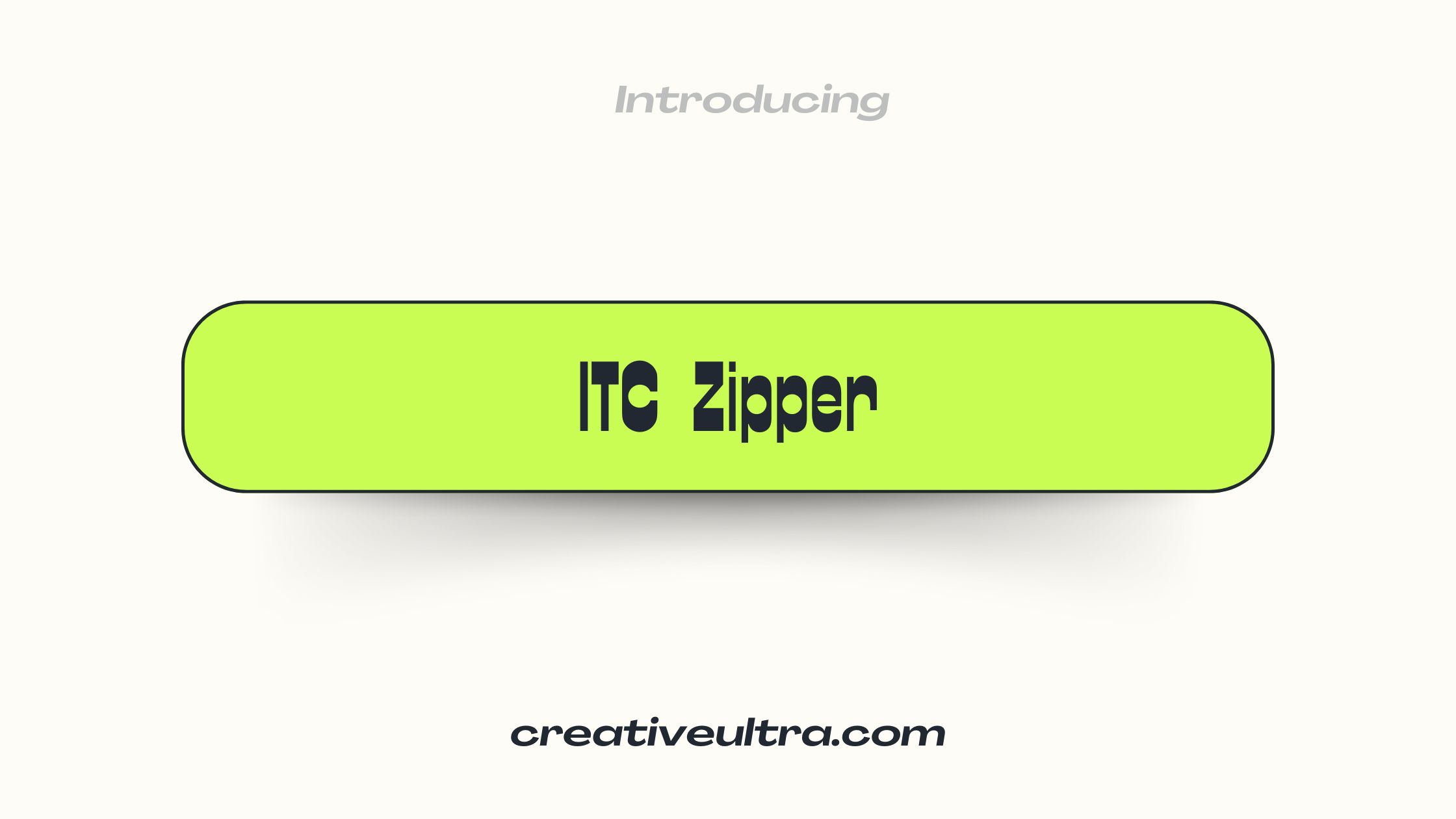 ITC Zipper Font