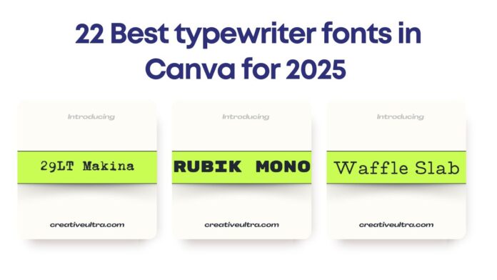 Scary fonts in Canva For October Designs