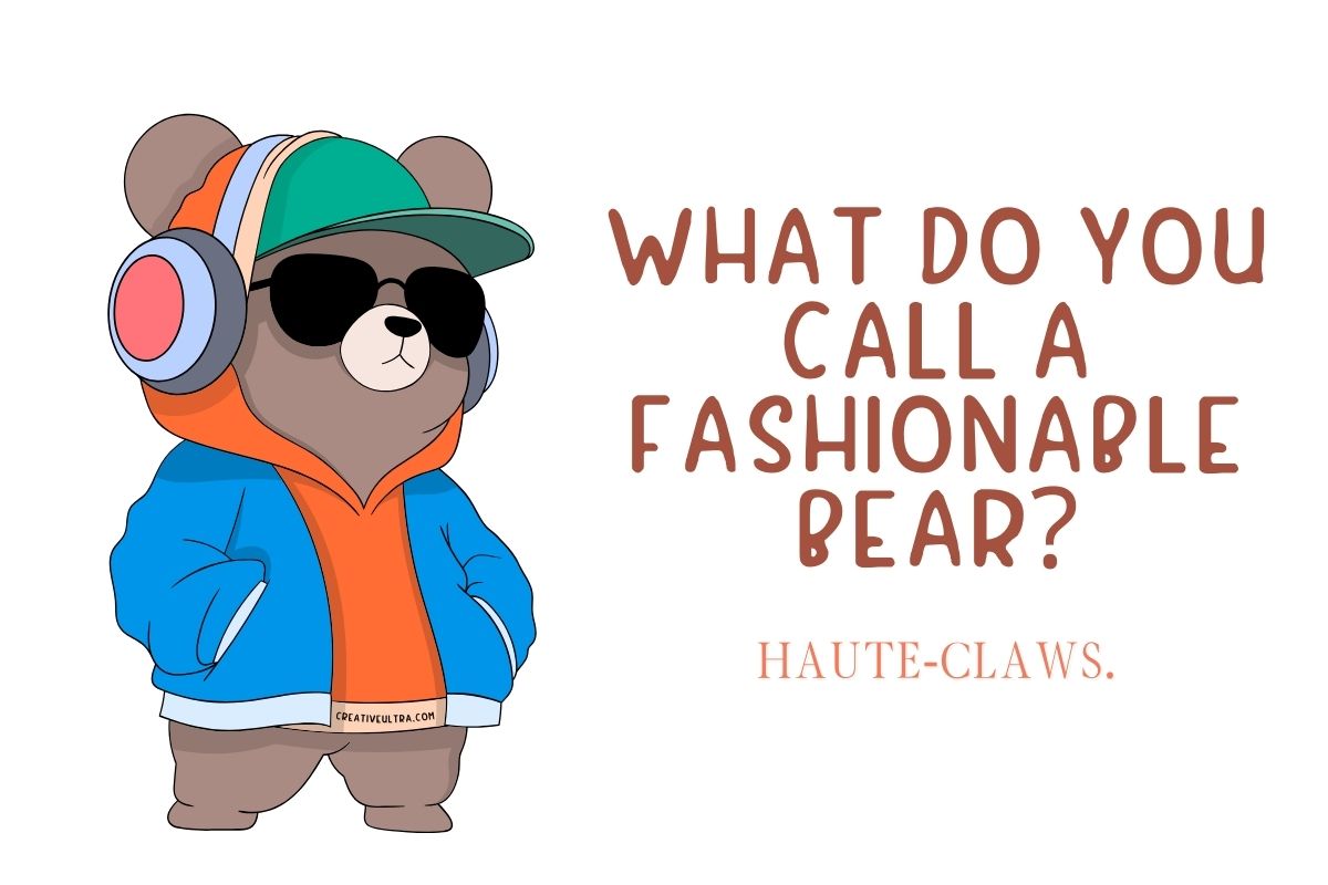 What do you call a fashionable bear?