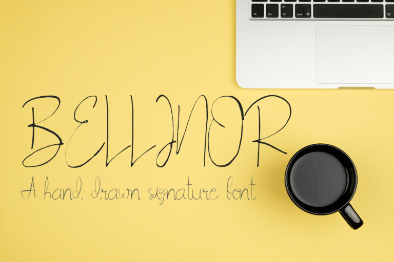 Bellinor Handdrawn Signature Font