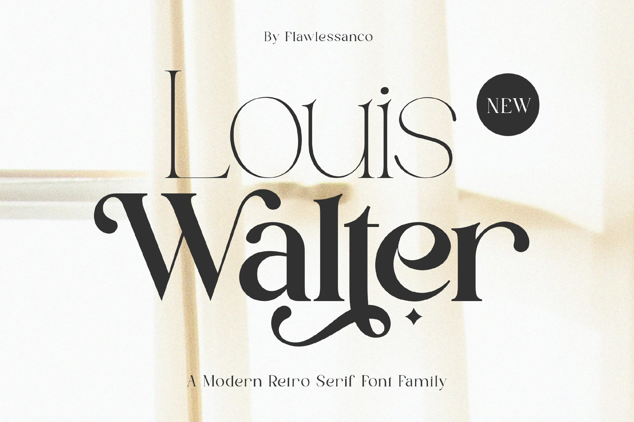 Louis Walter Retro Serif Font Family