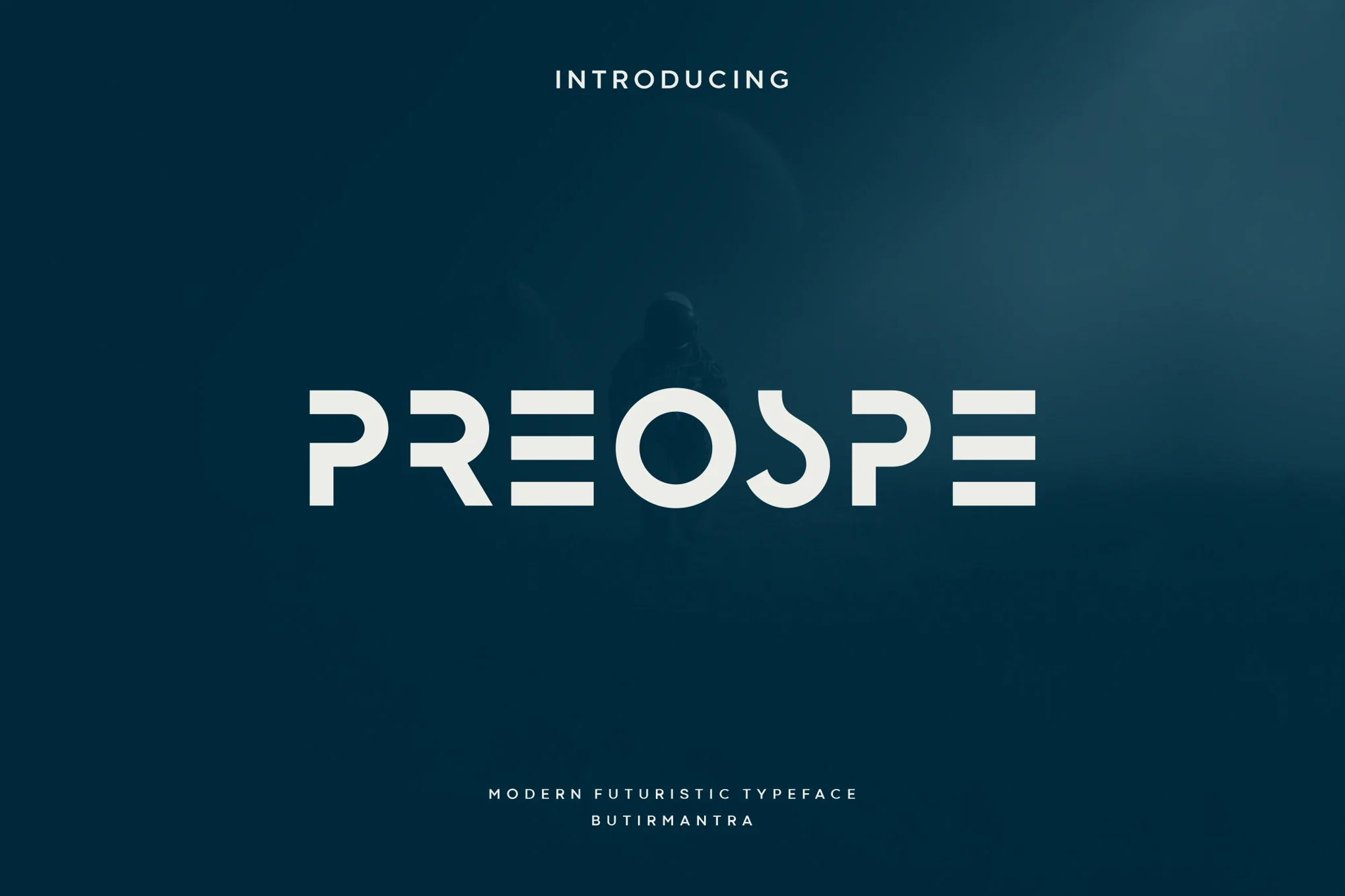 Preospe - Modern Futuristic Font