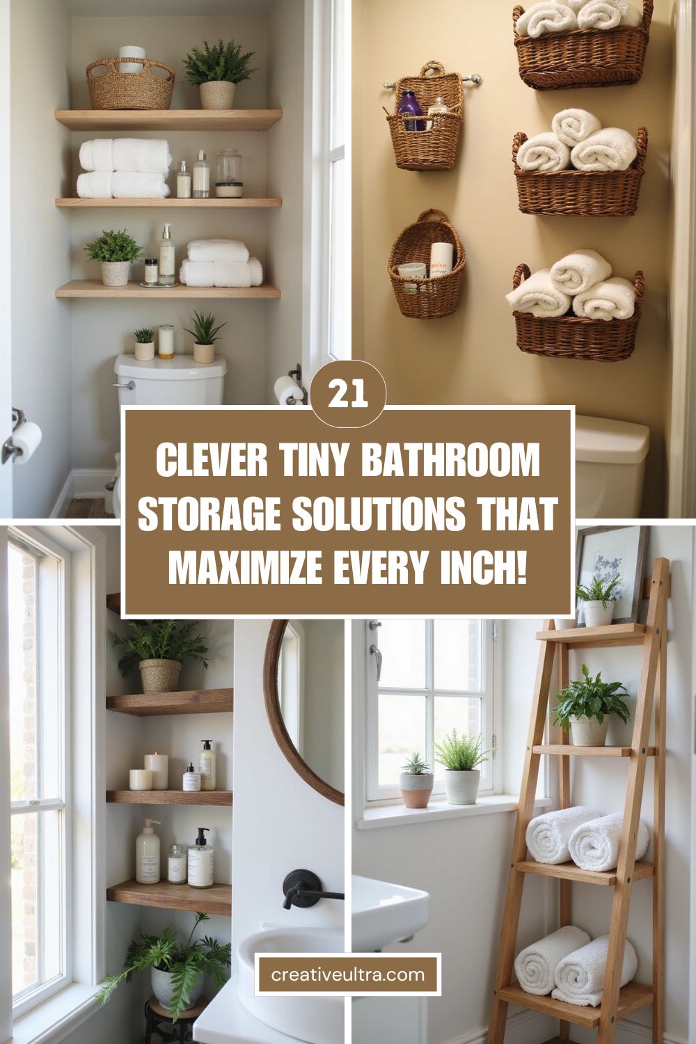 21 Clever Tiny Bathroom Storage Solutions That Maximize Every Inch!