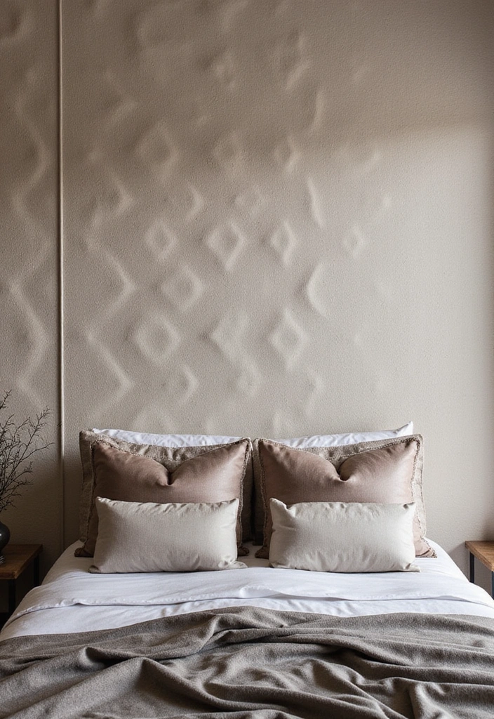 21 Must-See Modern Bedroom Trends for Your 2025 Makeover! - 4. Textured Walls
