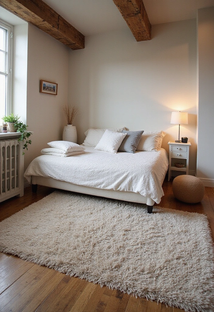20 Cozy Loft Bedroom Ideas that Will Wrap You in Comfort! - 16. Soft Flooring