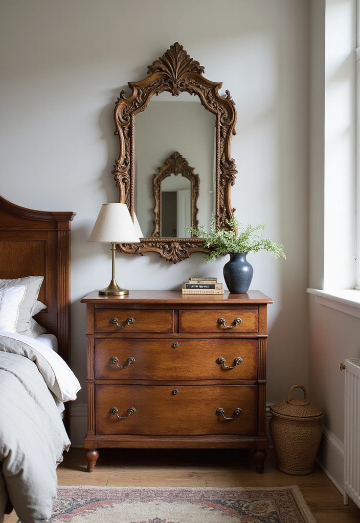 21 Must-See Modern Bedroom Trends for Your 2025 Makeover! - 8. Vintage Accents