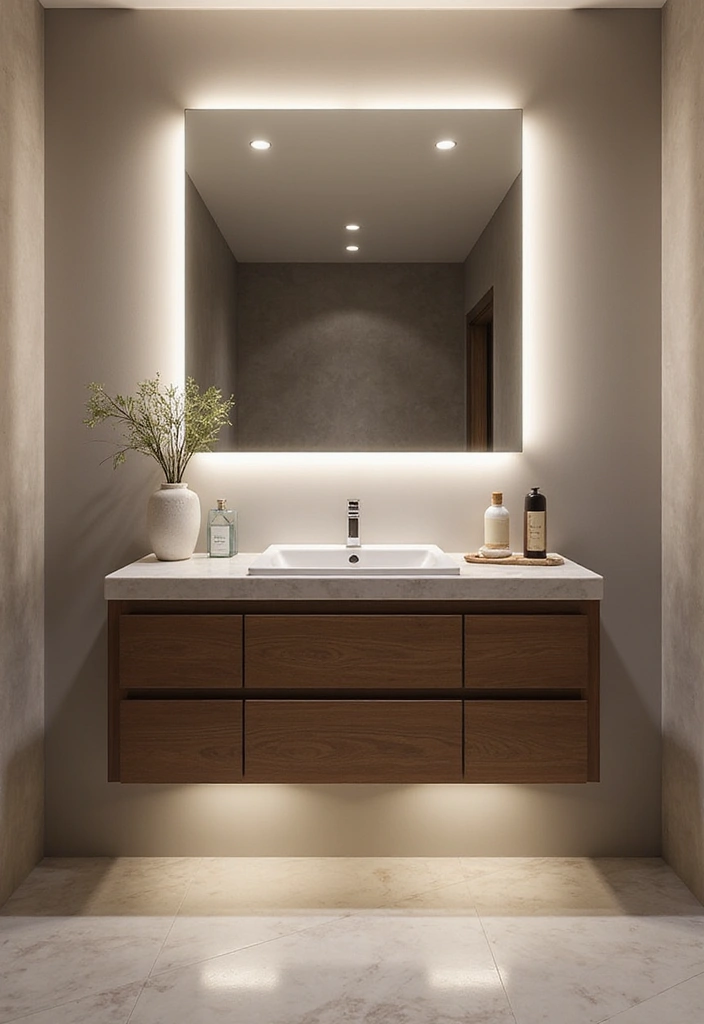 18 Stylish Storage Ideas for Compact Bathrooms That'll Change Your Life! - 11. Floating Vanities