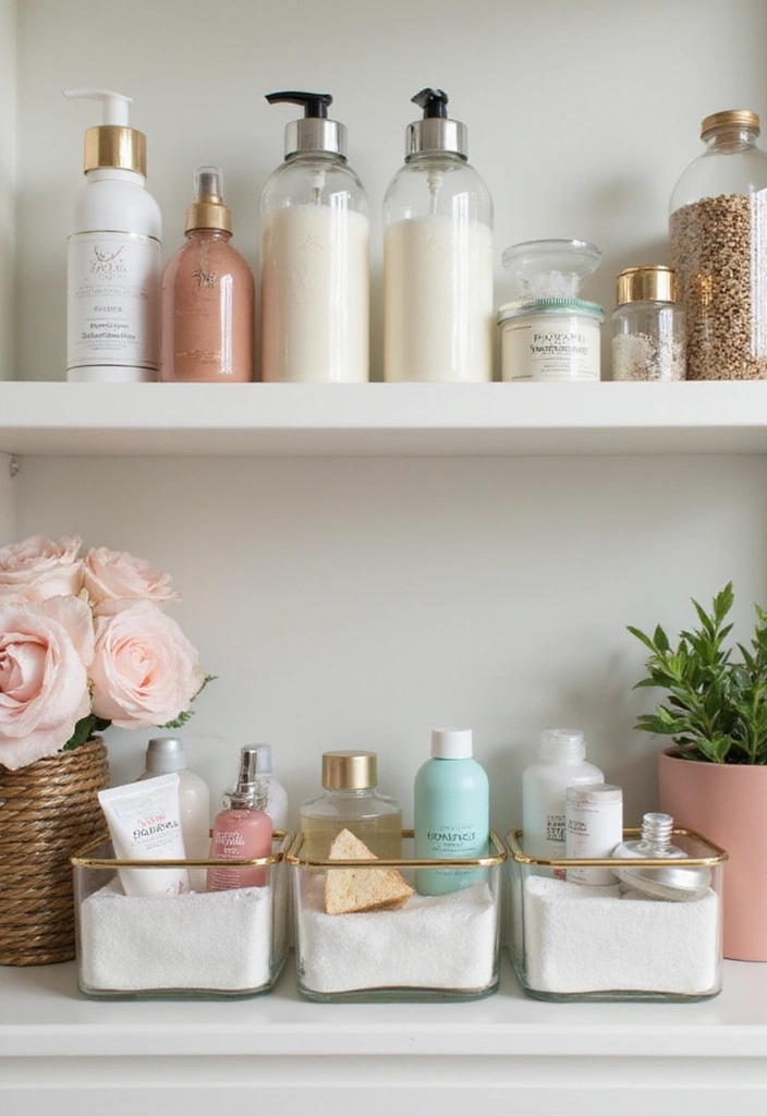 18 Stylish Storage Ideas for Compact Bathrooms That'll Change Your Life! - 13. Clear Storage Solutions