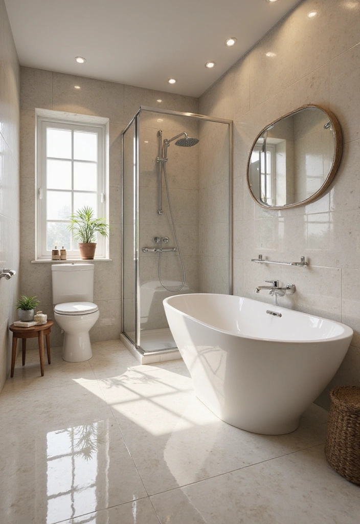 22 Smart Bathroom Trends for 2025 That Will Change How You Live! - 20. Smart Grout & Tiles