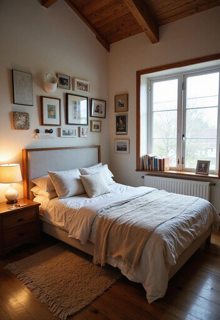 20 Cozy Loft Bedroom Ideas that Will Wrap You in Comfort! - 15. Personal Touches