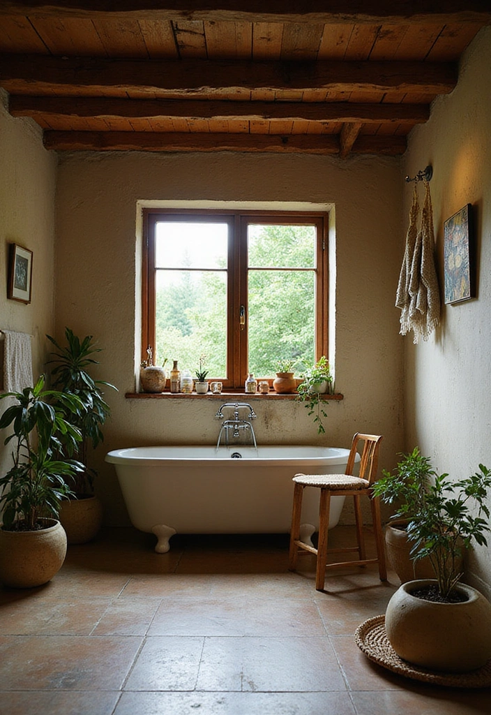 25 Dream Bathrooms to Inspire Your Creative Genius - 1. Rustic Retreat with Wooden Accents