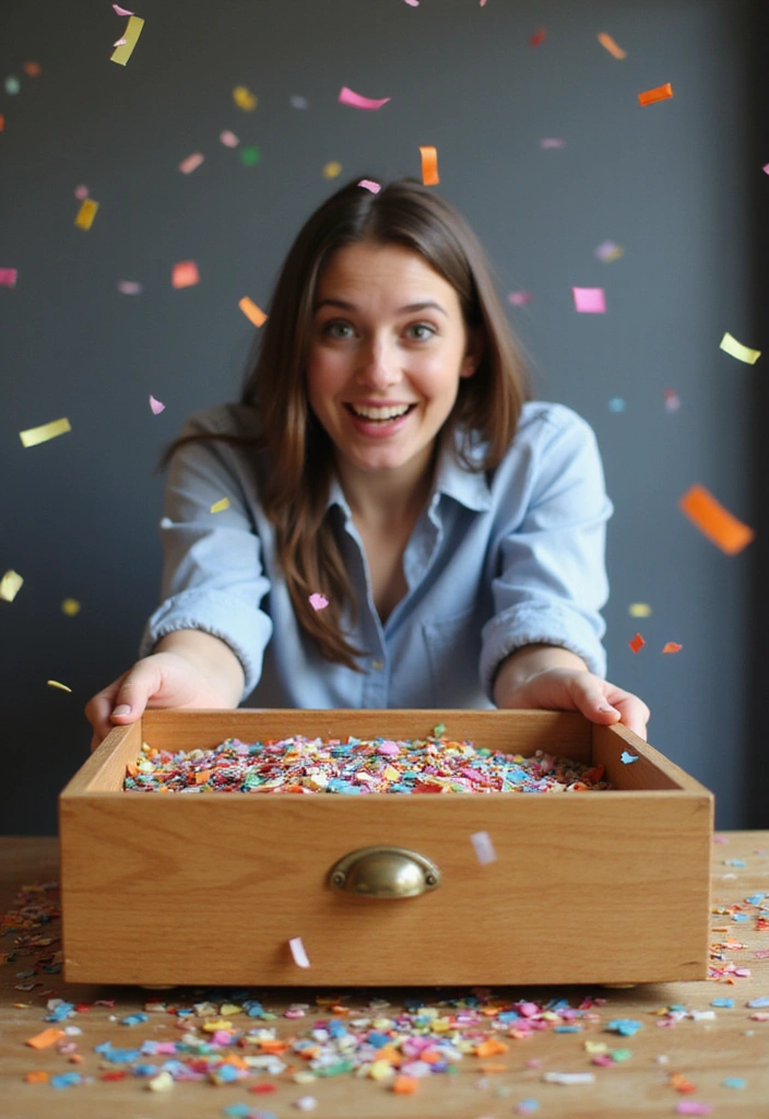15 Office Pranks That Are Perfect for Your Next Team Meeting! - 10. The Confetti Surprise