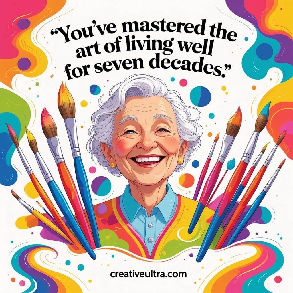 300+ Hilarious 70th Birthday Puns to Make Their Special Day Shine