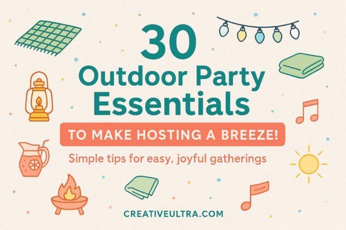 30 Outdoor Party Essentials to Make Hosting a Breeze Featured